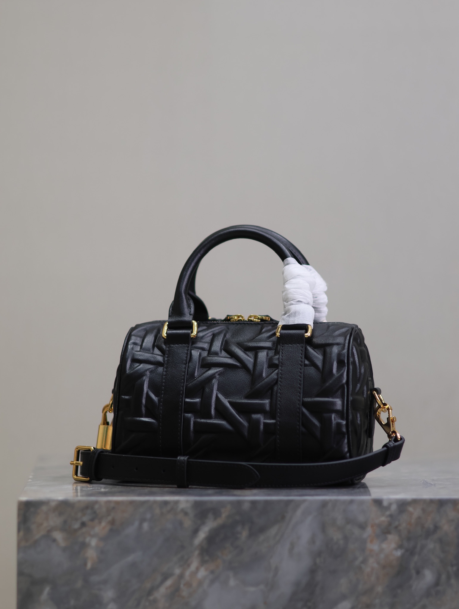 Dior Groove 20 Bag Black Graphic Cannage Calfskin